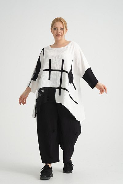 Zedd+ Plus 24227 Ecru Tunic