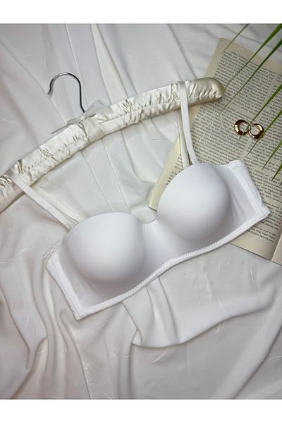 ROZENİN LINGERIE Λευκό σουτιέν Lotus Strapless Recovery