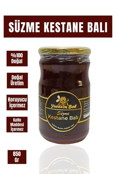 Doğadan İnsana Doğal Süzme Kestane Balı 850 gr
