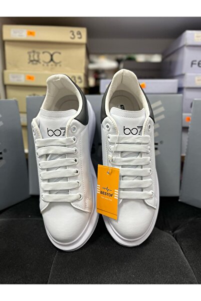 Best Of B-150 WHITE AND BLACK MEN'S SNEAKERS