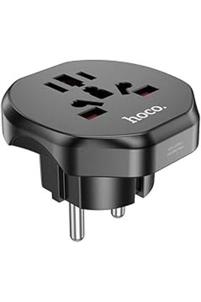 Mu Art Polhammobile Polham 250V 10A Ultra Strong Current Protected American and European Type Socket Converter, Is