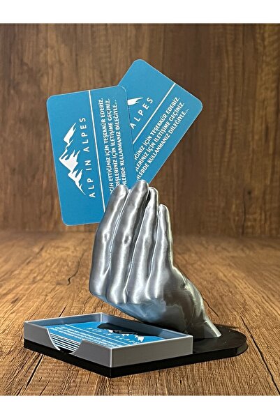 Alp in Alpes حامل بطاقة عمل مصمم يدويًا