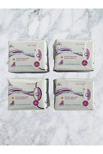 Tiens حزمة وسادات عادية صحية مكونة من 4 قطع