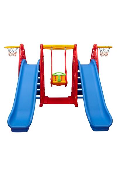 TOYSTAR Kaydırak Ve Salıncak Set - Oyun Parkları - Çocuk Parkı - Oyun Alanı - Büyük Set - Anaokulu - Kreş