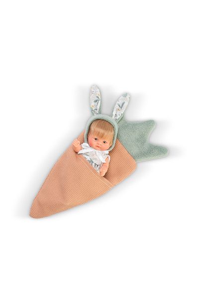 Asivil S.L. Candy Doll With Bunny Hat And Carrot Blanket 20cm