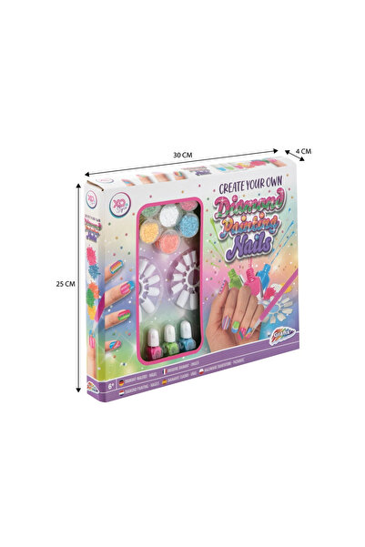 Moxy Set de manichiură DIY creativ cu pictură cu diamante