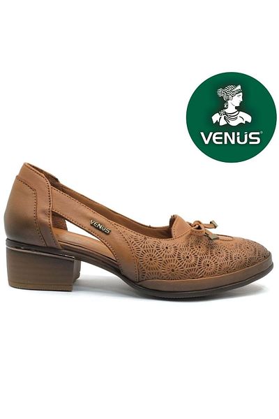 Kids Club Shoes Комфортни ортопедични дамски обувки - къси токчета Venus Opia от естествена кожа