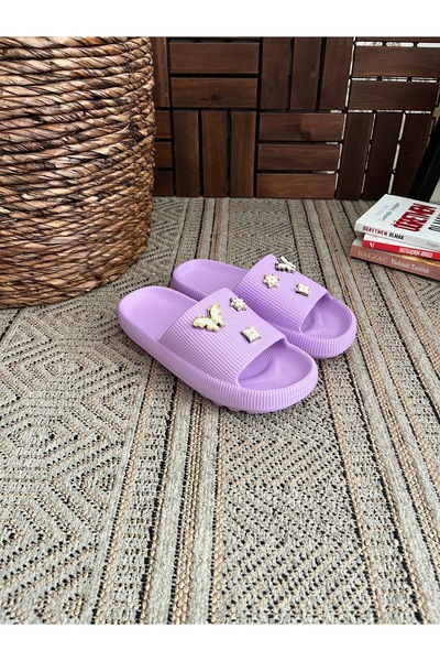 Behtah Kundura 6 πέτρες Κομψή σχεδίαση Ανοιχτή μπροστινή παραλία Πισίνα Κήπος Θάλασσα Καλοκαιρινή μαλακή χοντρή σόλα καθημερινή παντόφλα