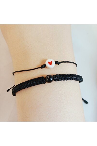 Crystal Atelier Heart Figured Bracelet Set of 4 Love, Longing, Infinity, Bff, Couple, Friendship, Lover Bracelet Set