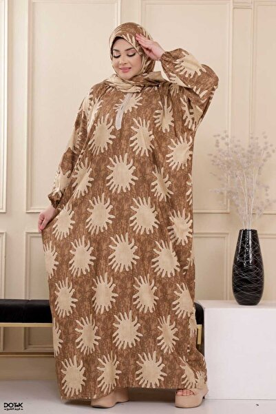 Generies Viscose prayer shawl with attached scarf, one size