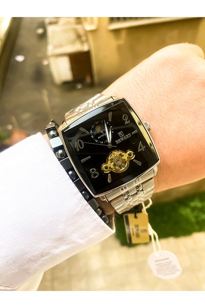 Reward Men's Wristwatch - Steel, Luxury Functions Active, Automatic