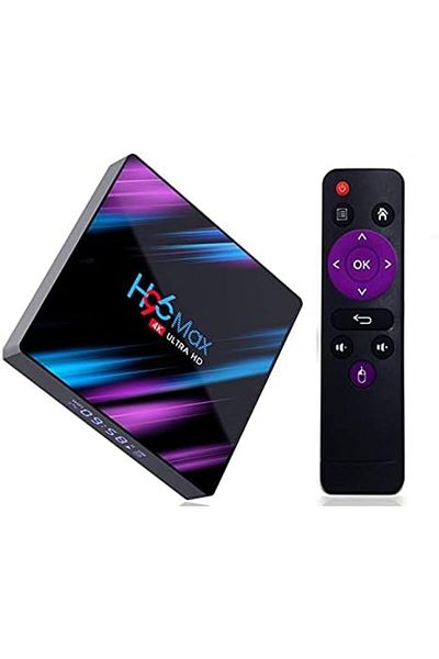 fulina H96Max Android 10.0 Smart TV Box,Quad-Core 4G DDR3 32G ROM Dual WiFi 60Hz H.265 HDR10 Ultra HD