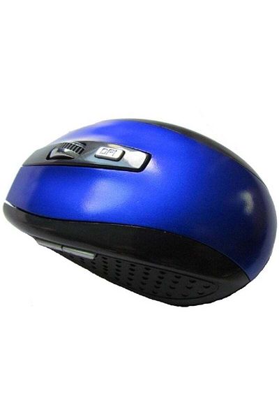 Generic Optical Wireless Mouse - Blue
