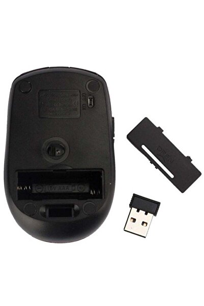 Generic Optical Wireless Mouse - Black