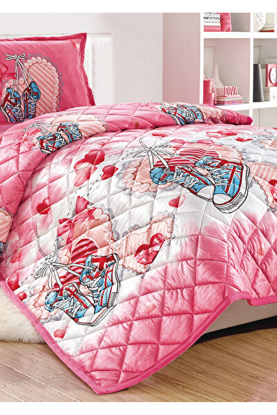 Sleep Night Kids Velvet Comforter Set 3 Pcs Single Size 150 X 200 Cm with bed sheet and pillow case