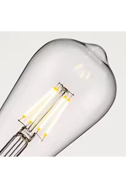 Generic مصباح LED ريترو موفر للطاقة، 4 قطع، أبيض، 45×35×45 سم