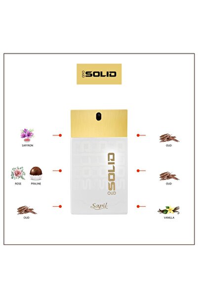 sapil Solid Oud Eau De Toilette Unisex 100ml