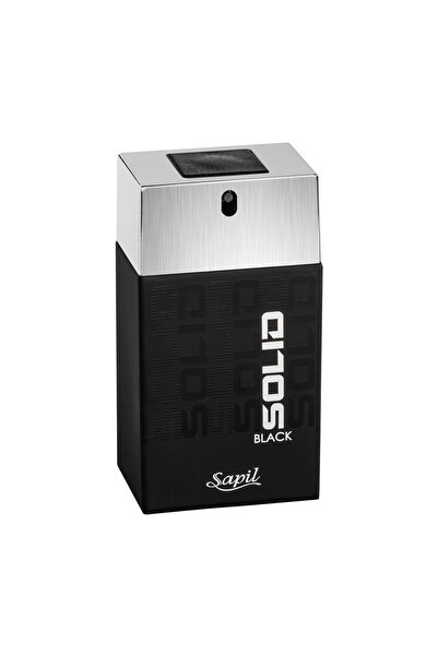 sapil Solid Black for Men Eau De Toilette 100ml