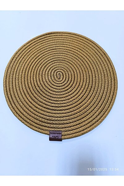 GNG Home Tekstil Gng Home Tesktil Jüt Hasır Supla 1 Adet Amerikan Servisi Jüt