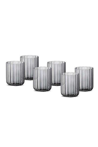 Jumbo Foggy Grey 6'lı Su Bardağı