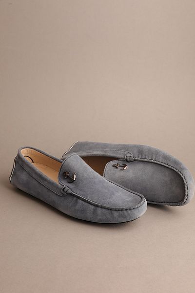 Gondol Loafer clasic pentru bărbați din piele naturală Ice Blue 42 Model nr: 20158