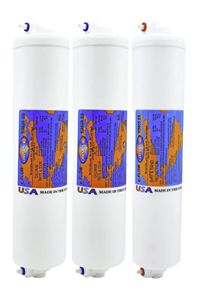 Omnipure K56 Serisi 3 Aşamalı Inline Su Arıtma Filtresi Seti (NSF SERTİFİKALI...
