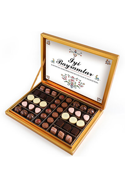 Hacı Şerif Bayram Hediyesi Special Çikolata 480g (Gold Kutu)