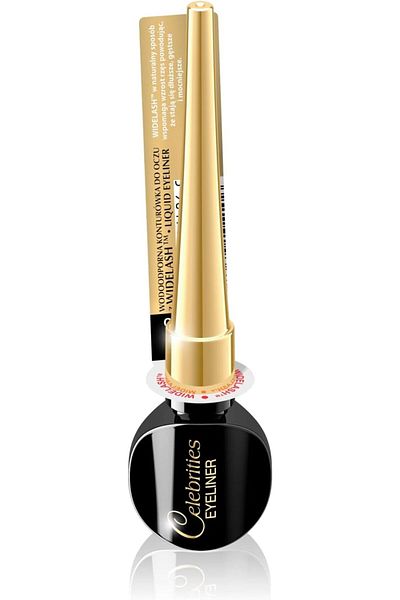 Eveline Cosmetics Eveline Cosmetics Make Up Celebrities Eyeliner Wide Lash, Black, 3 Gm