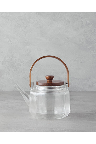 English Home Tiara Borosilikat Cam Demlik 600 ml Şeffaf