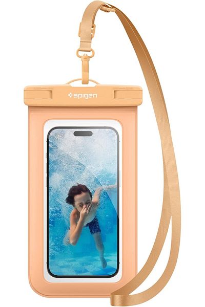 Spigen Universal Waterproof Phone case [1 Pack] IPX8 Pouch A601 - Apricot