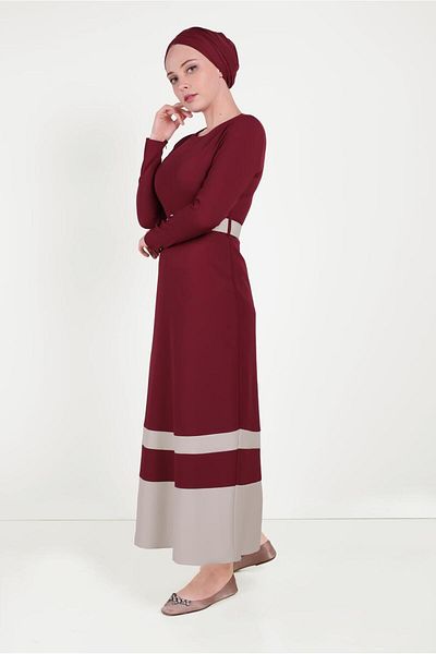 Alvina 40581 Μοντέλο Διπλό Χρώμα Φόρεμα