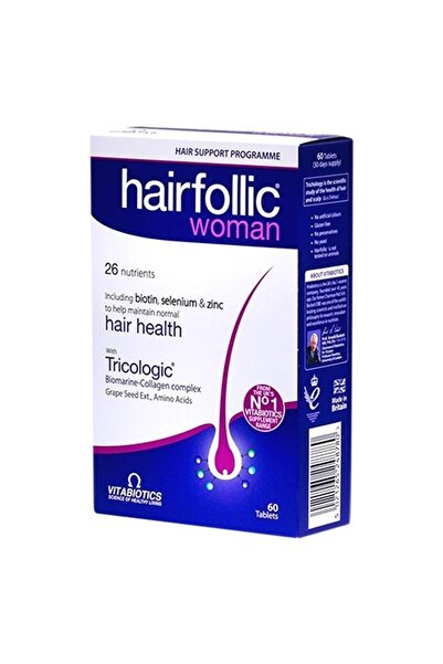 Vitabiotics هيرفوليك وومن، 60 قرصًا