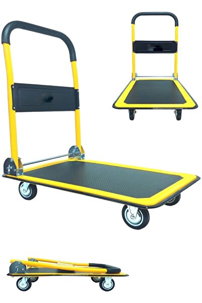 MOONSHOP Pro Yerli Üretim Koli Yük Paket Taşıma El Arabası 180 Kg Kapasiteli ...