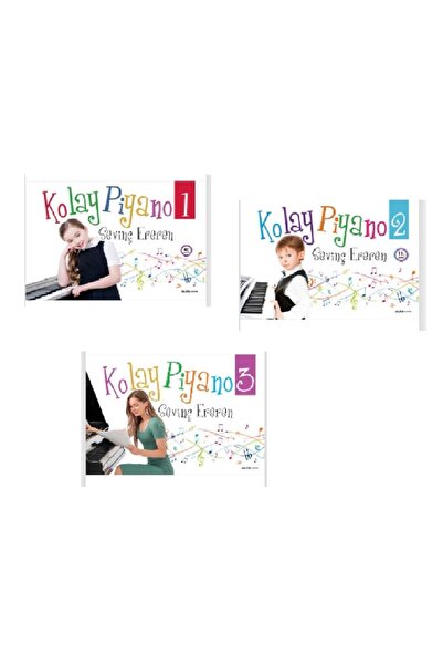 Alfa Yayınları Kolay Piyano 1 -  Kolay Piyano 2 - Kolay Piyano 3 - Sevinç Ereren