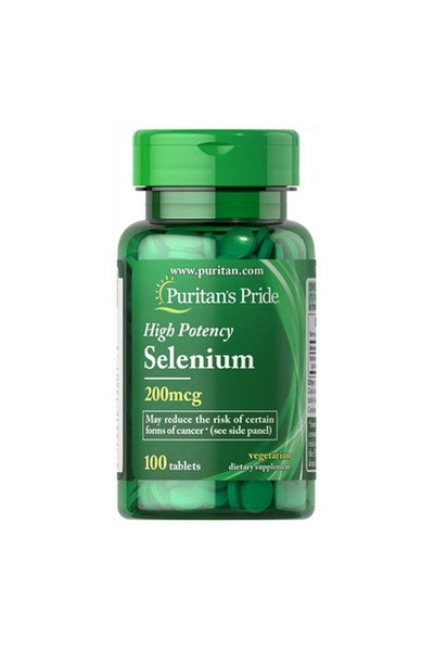 Puritans Pride أقراص سيلينيوم 200 ميكروغرام، 100 قرص