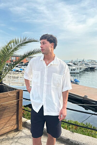 Flaw Wear Short Sleeve Shirt with Front Pocket Detail