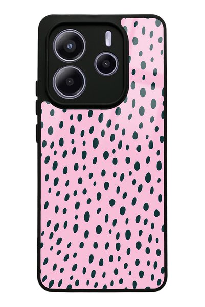 Spoyi Xiaomi Redmi Note 14 4g Pink Speckle Design Glossy Phone Case