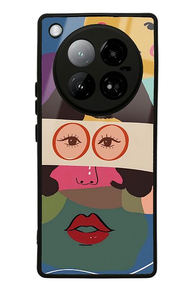 Spoyi Infinix Zero 40 4g Glossy Phone Case with Vintage Eyes Design