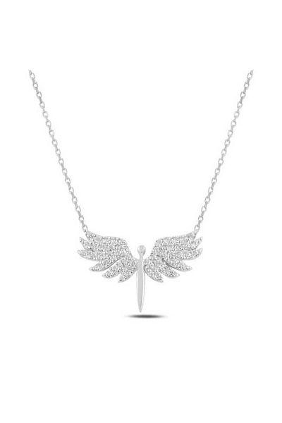 Skygo Silver Micail Angel Necklace