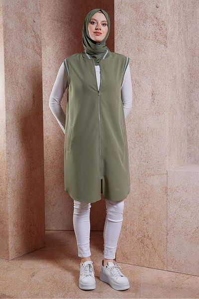 Alvina Vest 44661 - Zippered Design