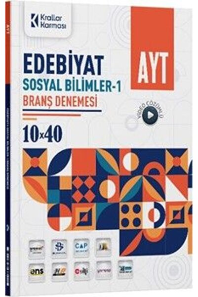 Krallar Karması Krallar Karması AYT Edebiyat Sosyal Bilimler 1 10 x 40 Branş ...