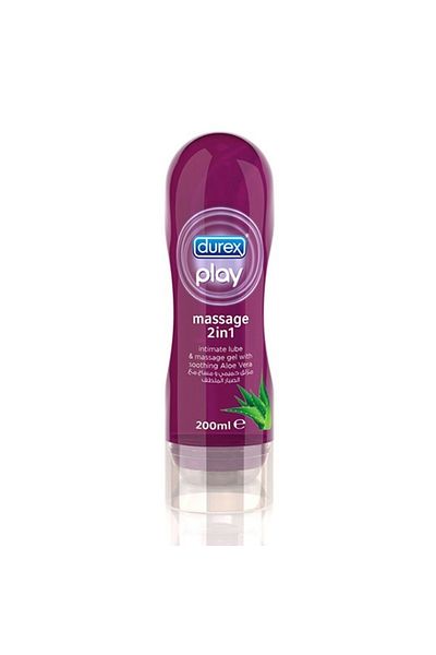 Durex Play Massage 2-in-1 Aloe Vera Lube, 200ml
