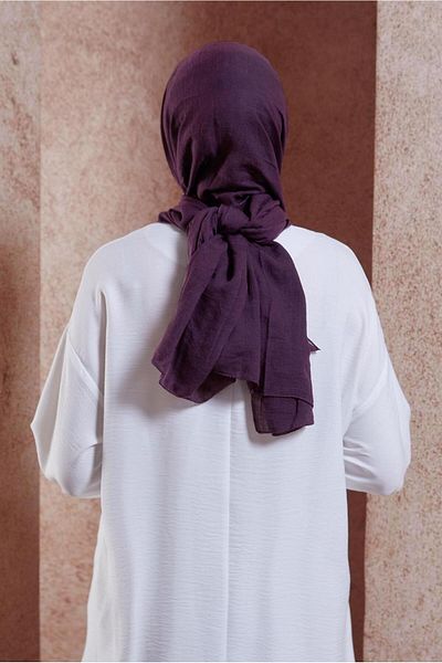 Alvina ALVİNA Shawl 8436 - Απλό και μοντέρνο σχέδιο