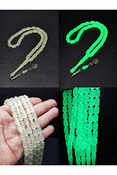 Lio20 5-Piece Capsule Cut Cat's Eye Rosary Gift Accessory Rosary