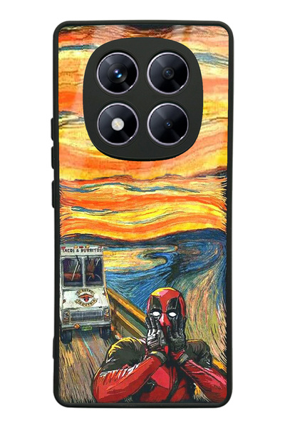 Spoyi Xiaomi Redmi Note 14 Pro 4g Deedpool Design Glossy Phone Case