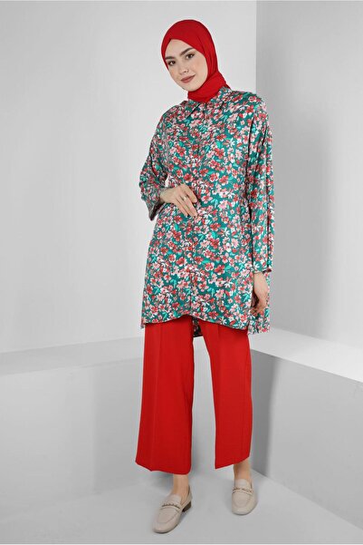 Alvina ŠIROKA NOGA ELASTIČNI POKRET NA STRUKU Sa džepovima TOLON 70522