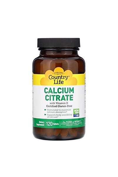 COUNTRY LIFE أقراص سترات الكالسيوم ١٢٠ قرصًا