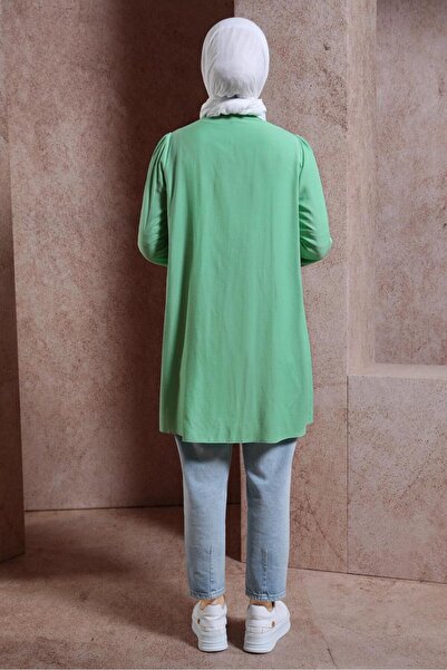 Alvina MANŞETLERİ LASTİKLİ TUNİK 44445