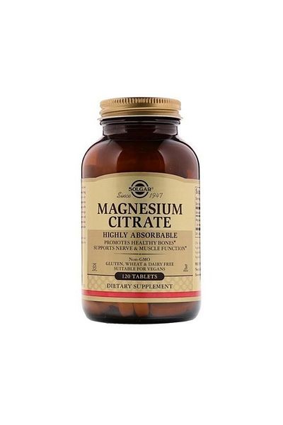 Solgar , Magnesium Citrate, 120 Tablets