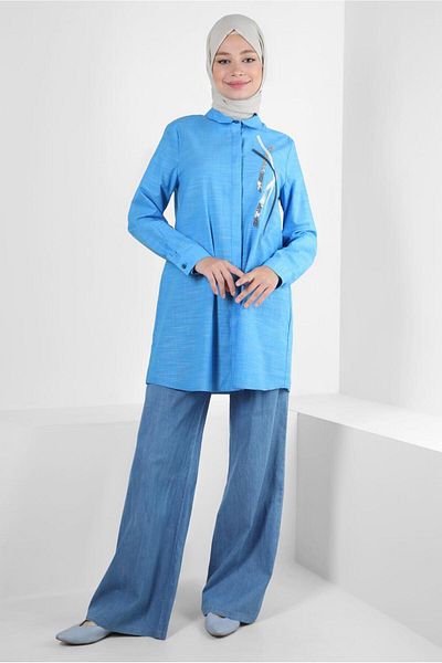 Alvina TUNICA GULER CAMASA DETALIAT PUL PAYET 43925